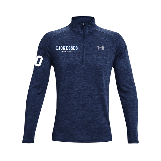 BI Lionesses Under Armour 1/4 Zip Long Sleeve Tech Tee