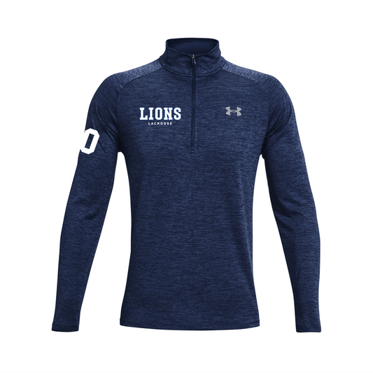 BI Lions Under Armour 1/4 Zip Long Sleeve Tech Tee