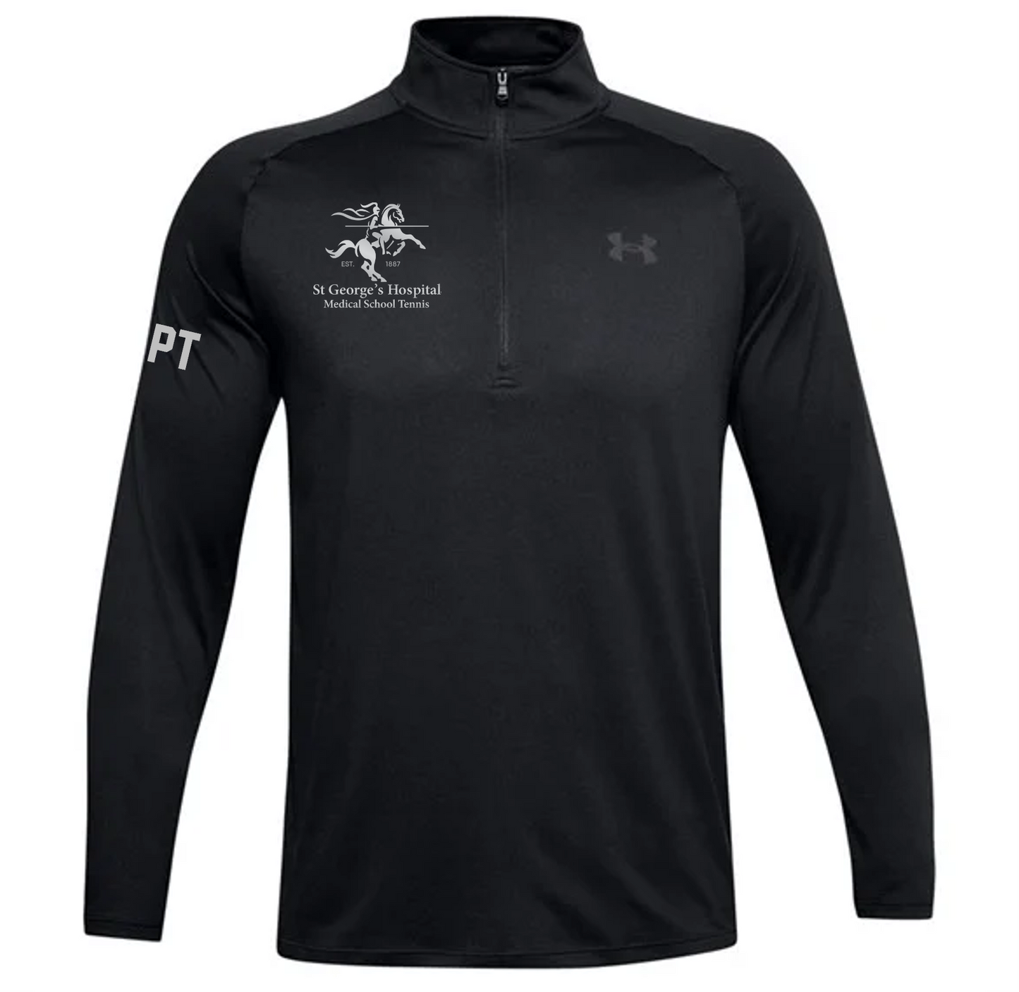 St Georges Tennis Under Armour 1/4 Zip Long Sleeve Tech Tee