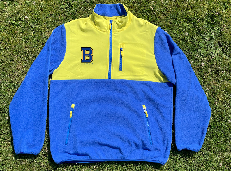 OPTIONAL - Swiss Lacrosse 1/4 Zip Colour Block Fleece