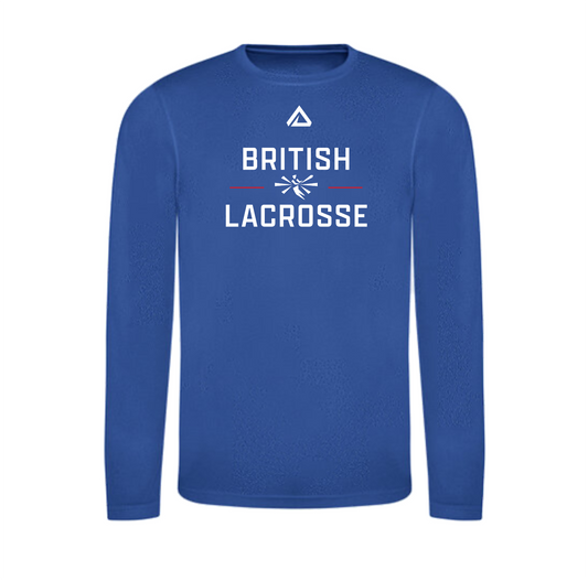 British Lacrosse Long Sleeve Tech Tee