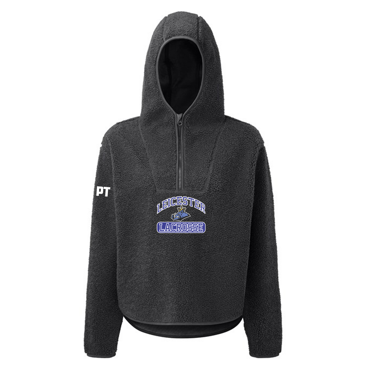 Leicester LC Womens Sherpa 1/4 Zip Hoodie
