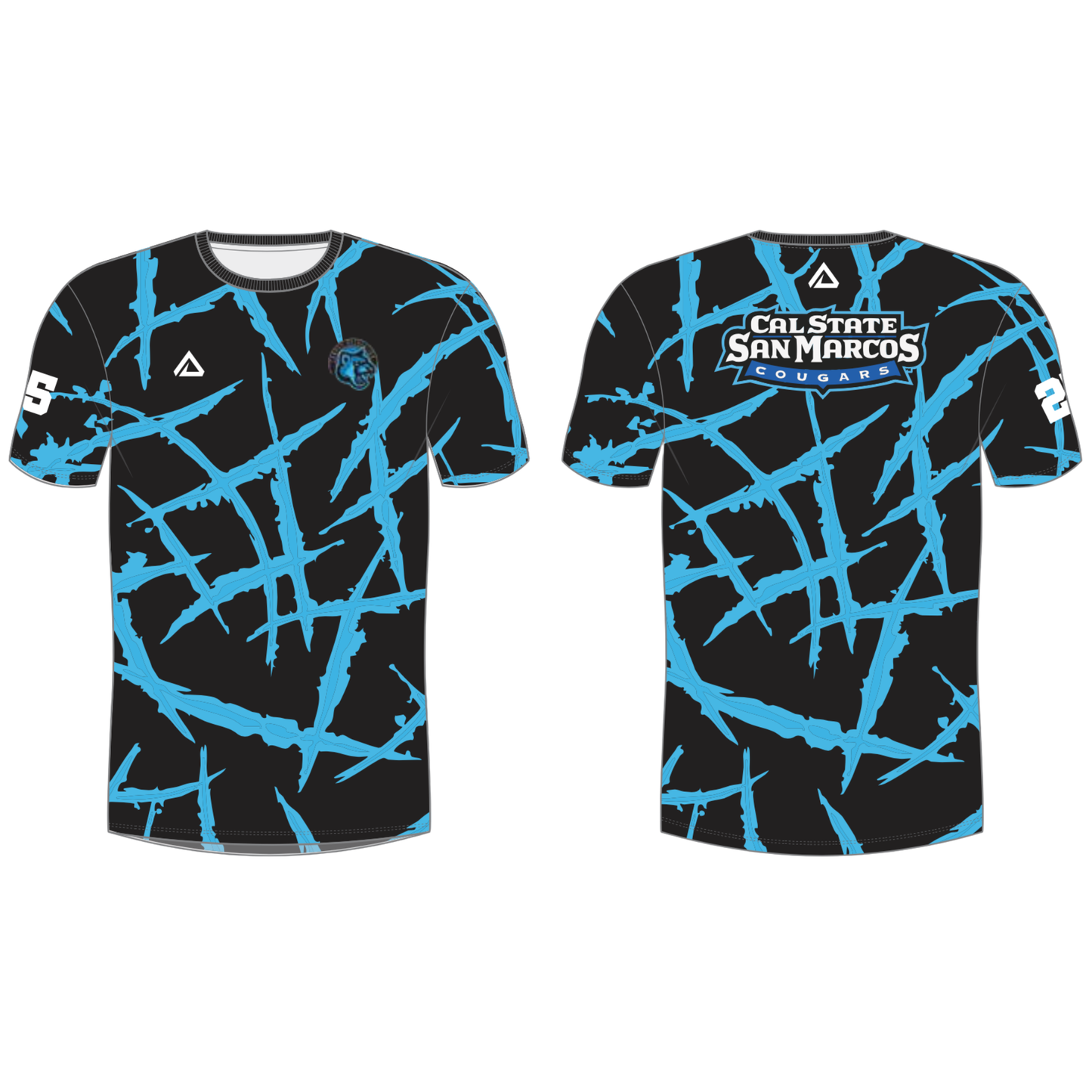 CSUSM Lacrosse Black Short Sleeve Shooter