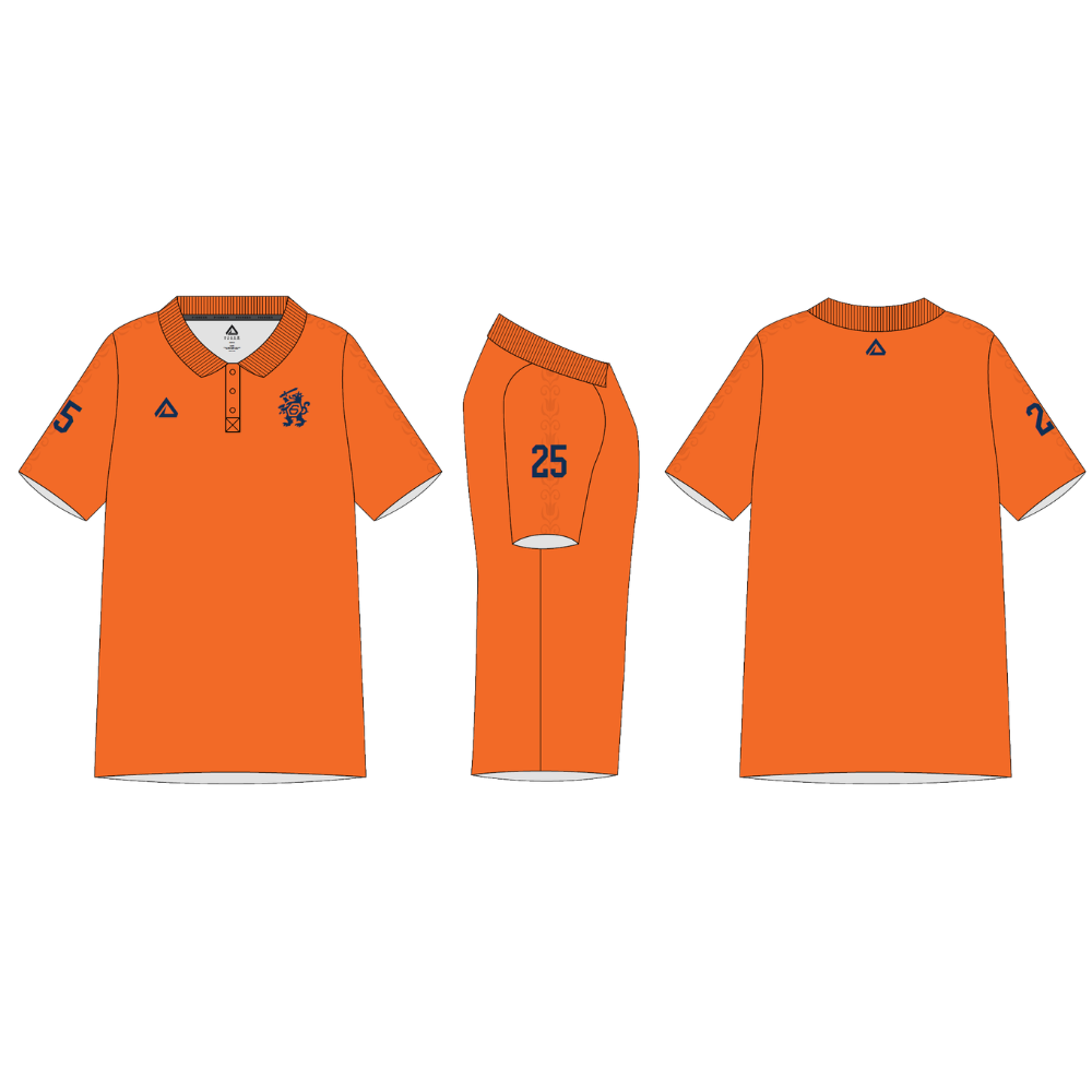 EC2026 Nederland Men's Sixes Polo Shirt - Orange