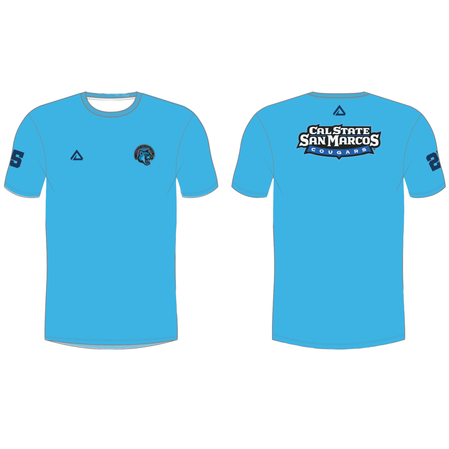 CSUSM Lacrosse Blue Short Sleeve Shooter