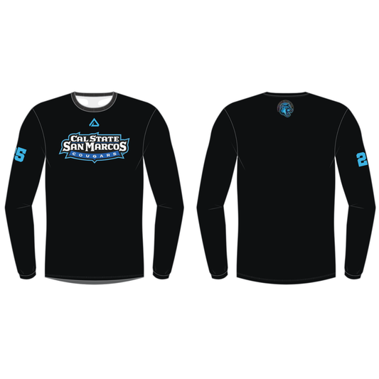 CSUSM Lacrosse Black Long Sleeve Shooter