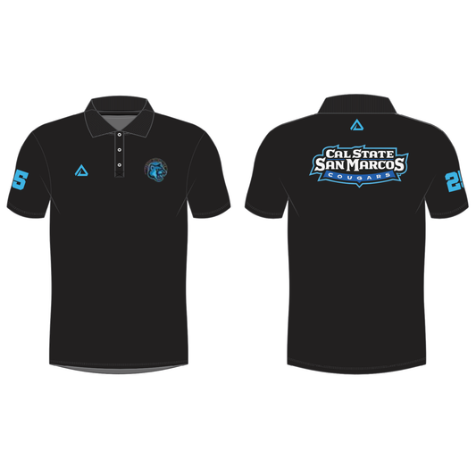 CSUSM Lacrosse Black Polo
