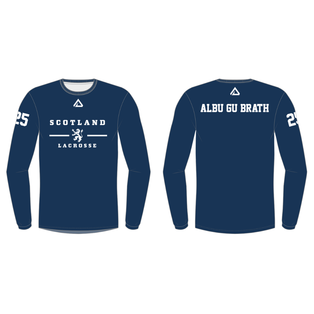 Scotland Lacrosse Men's Training Squad Long Sleeve Tech Tee