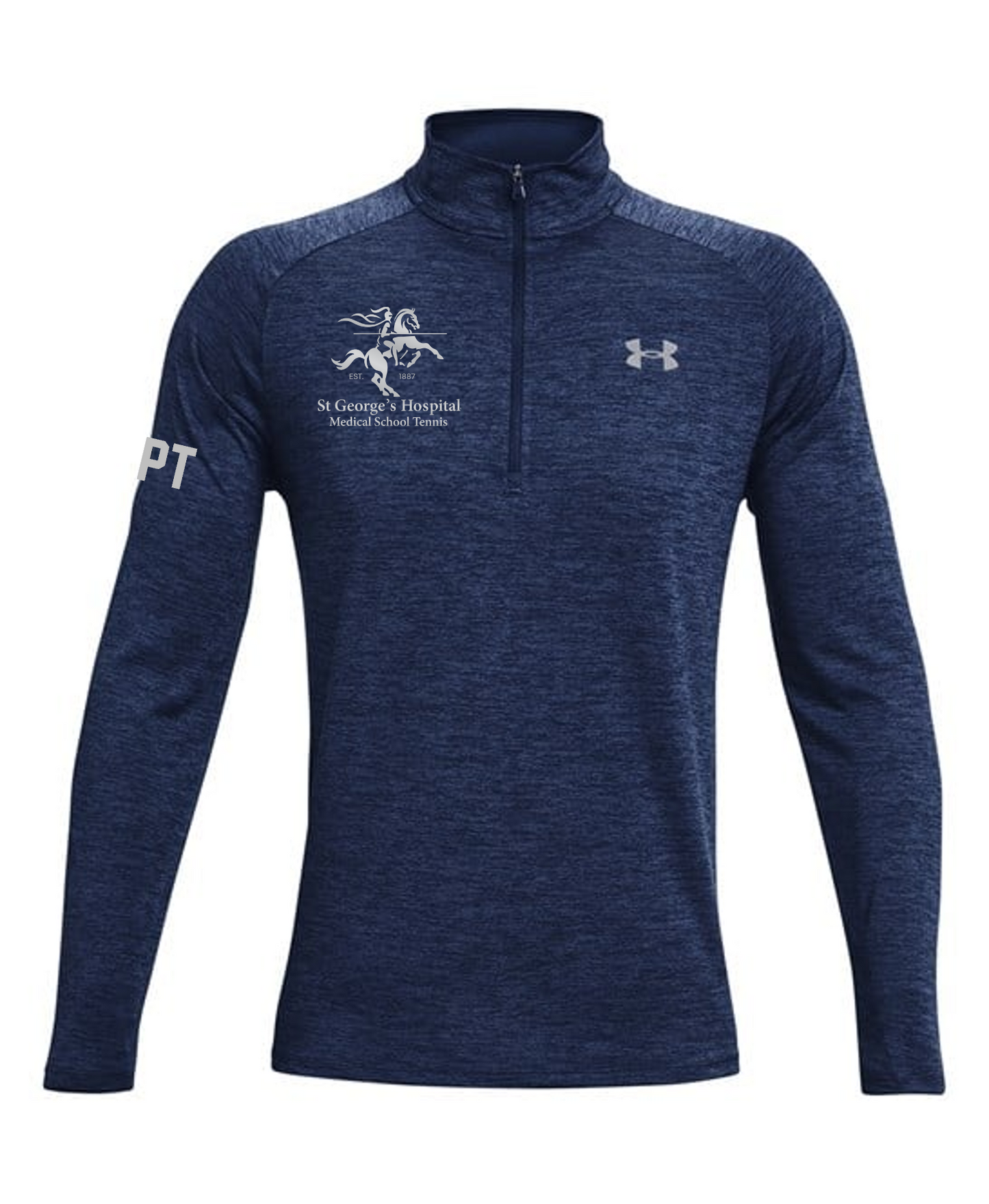 St Georges Tennis Under Armour 1/4 Zip Long Sleeve Tech Tee