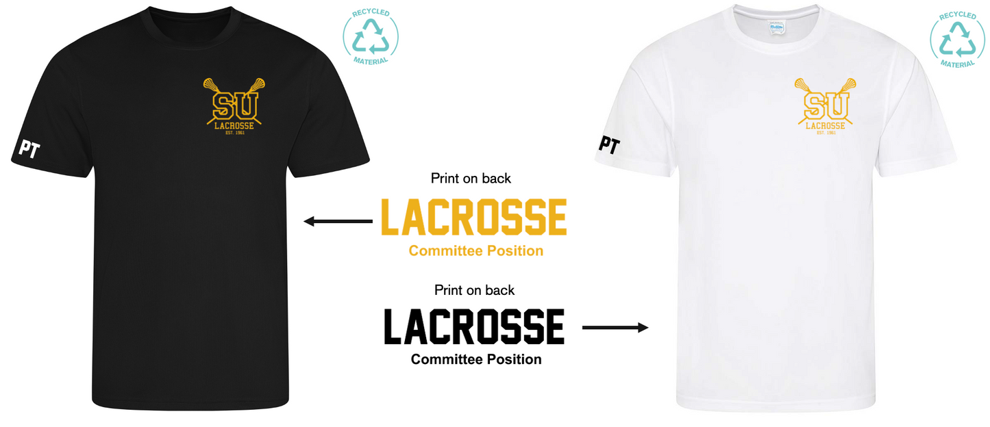 Sheffield University Lacrosse Recycled Tech Tee