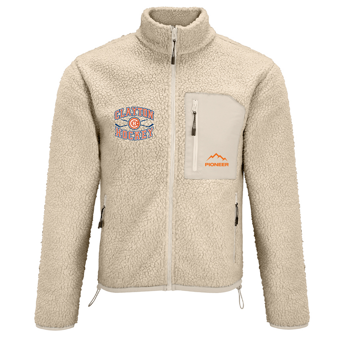Clayton Ice Hockey Sherpa Fleece Jacket