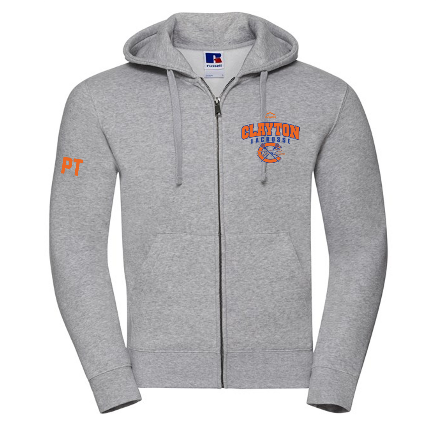 Clayton Lacrosse Zip Up Hoodie