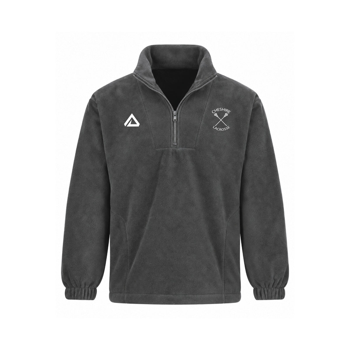 Cheshire Lacrosse Lifestyle 1/4 Zip Fleece - Oxford Grey