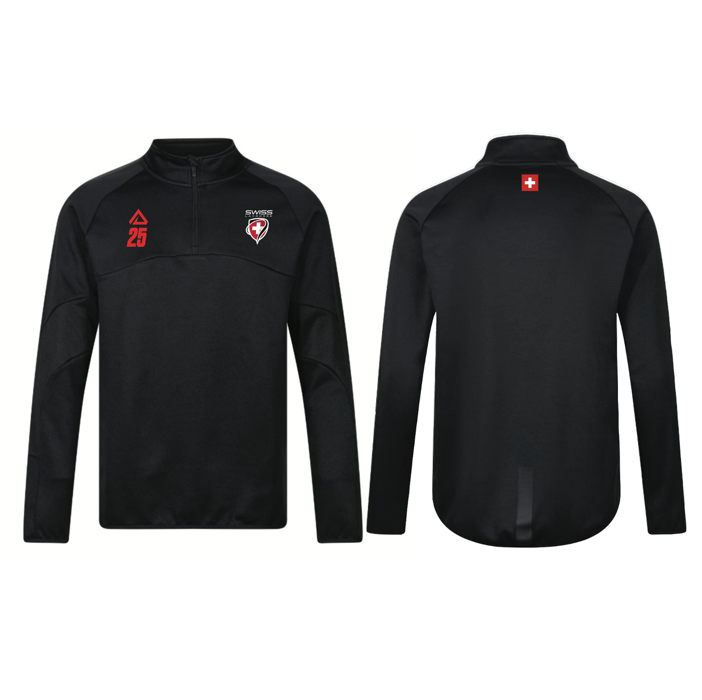 OPTIONAL - Swiss Lacrosse 1/4 Zip Midlayer