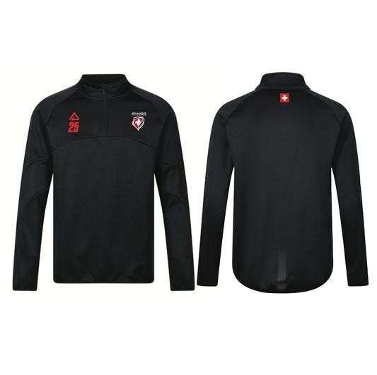OPTIONAL - Swiss Lacrosse 1/4 Zip Midlayer