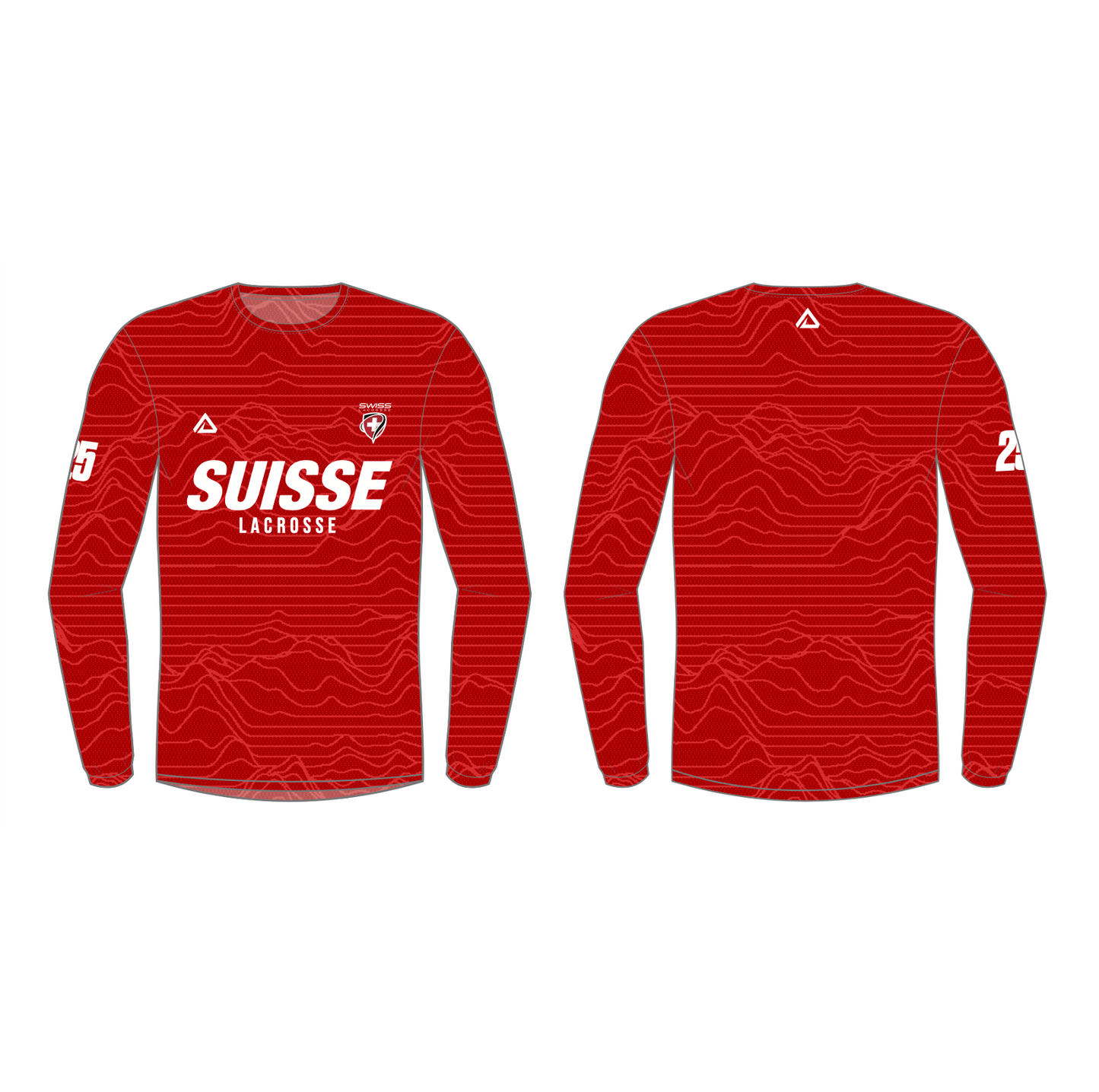 OPTIONAL - Swiss Lacrosse Long Sleeve Tech Tee