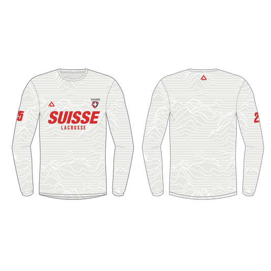 OPTIONAL - Swiss Lacrosse Long Sleeve Tech Tee