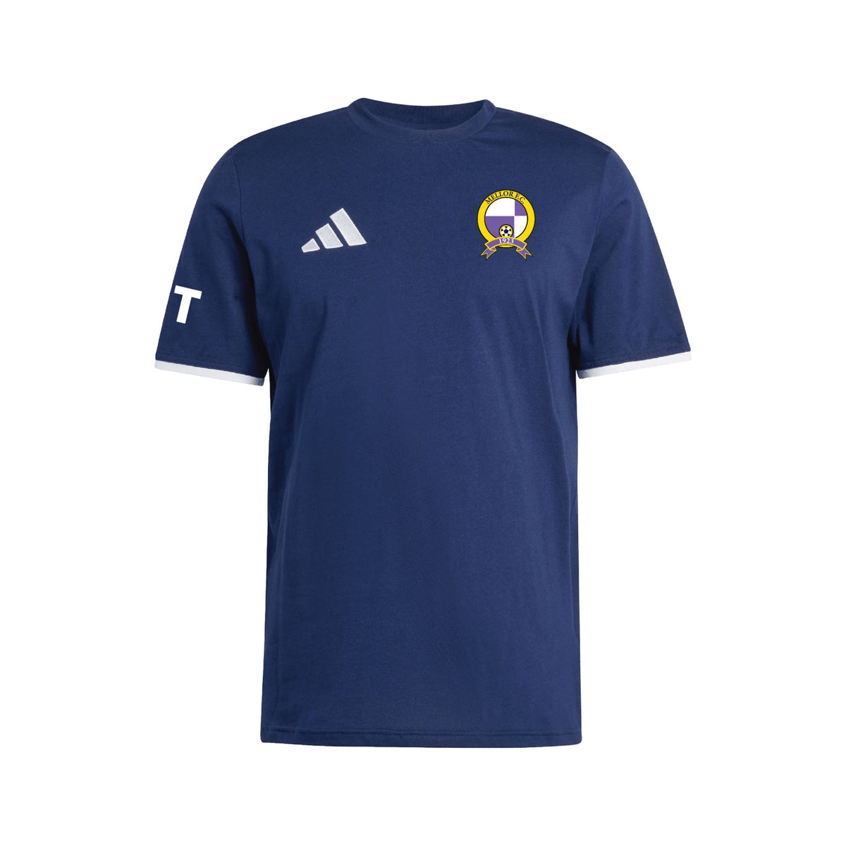 Mellor FC Entrada 26 Cotton Tee Navy