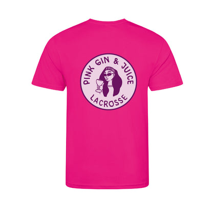 Pink Gin + Juice Short Sleeve Tech Tee