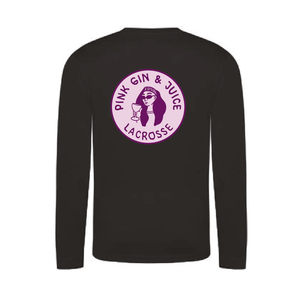 Pink Gin + Juice Long Sleeve Tech Tee