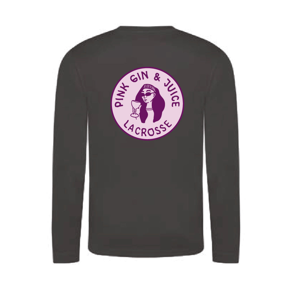Pink Gin + Juice Long Sleeve Tech Tee