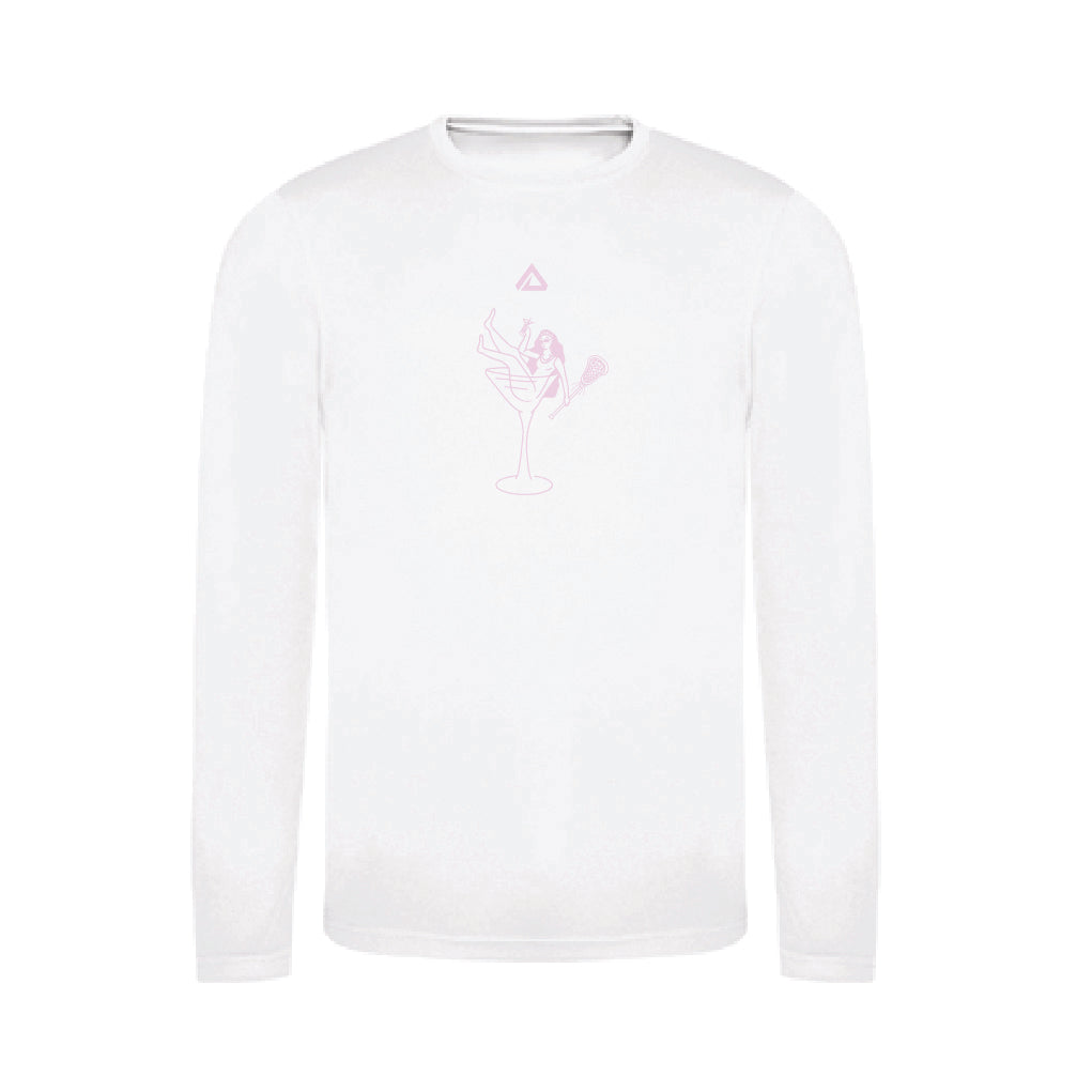 Pink Gin + Juice Long Sleeve Tech Tee