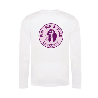 Pink Gin + Juice Long Sleeve Tech Tee