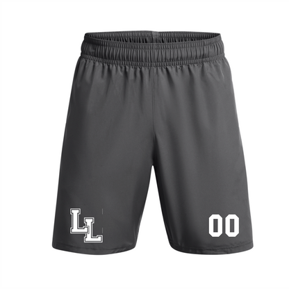 BI Lionesses Under Armour Tech Woven Wordmark Shorts