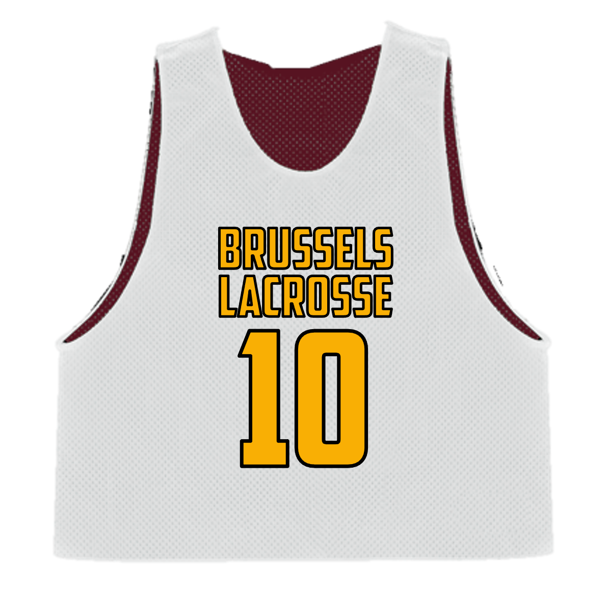 Brussels LC Reversible Mesh Lacrosse Pinnie