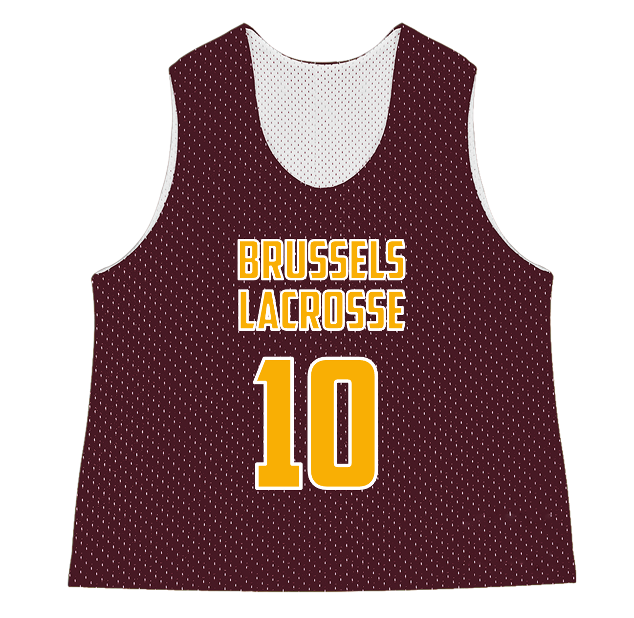 Brussels LC Reversible Mesh Lacrosse Pinnie