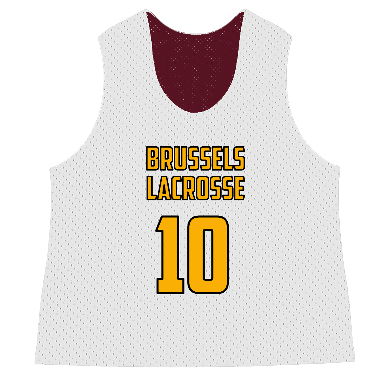 Brussels LC Reversible Mesh Lacrosse Pinnie