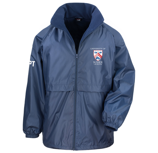 Uni of Sussex Lacrosse Fleece Lined Waterproof Jacket