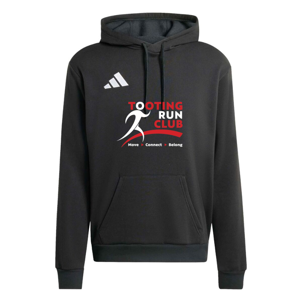 Tooting Run Club Adidas Entrada 26 Hoodie - PRINTED LOGO