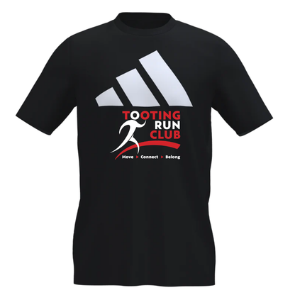 Tooting Run Club Adidas Logo T-Shirt