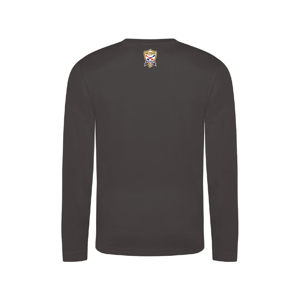 Stockport Metros Boys Long Sleeve Tech Tee