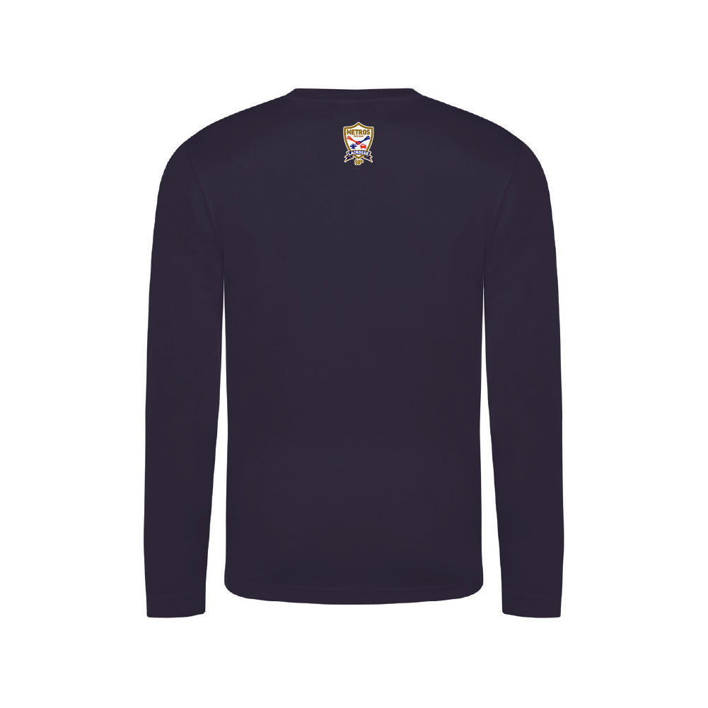 Stockport Metros Boys Long Sleeve Tech Tee