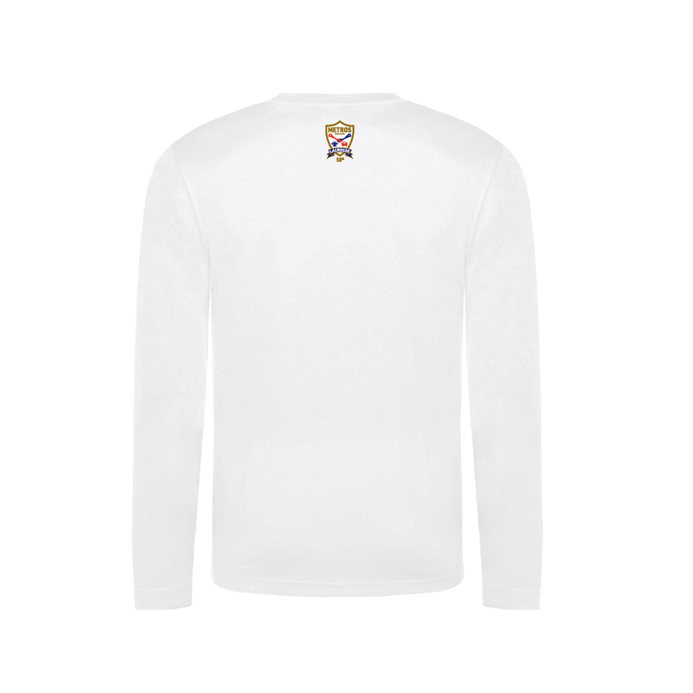 Stockport Metros Boys Long Sleeve Tech Tee