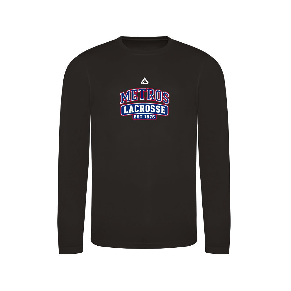 Stockport Metros Boys Long Sleeve Tech Tee