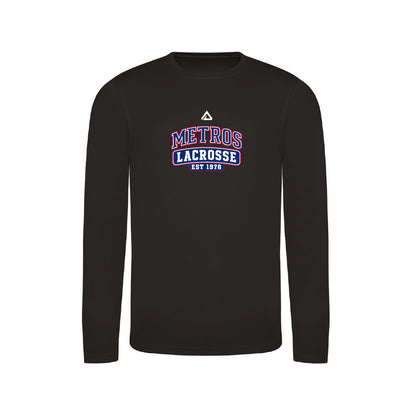 Stockport Metros Boys Long Sleeve Tech Tee