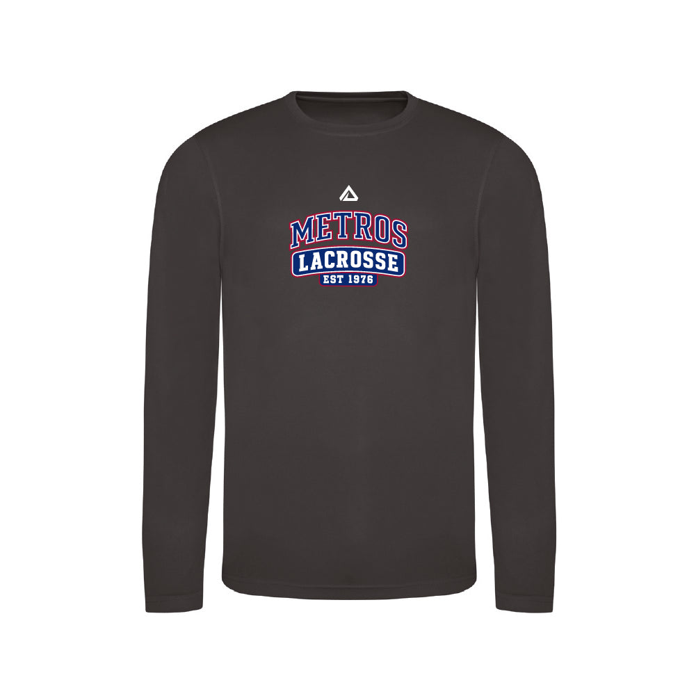 Stockport Metros Boys Long Sleeve Tech Tee