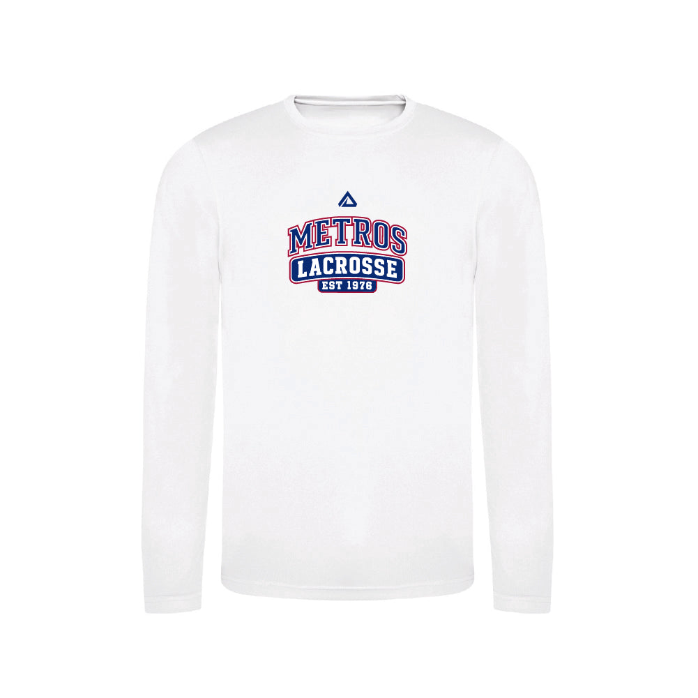 Stockport Metros Boys Long Sleeve Tech Tee