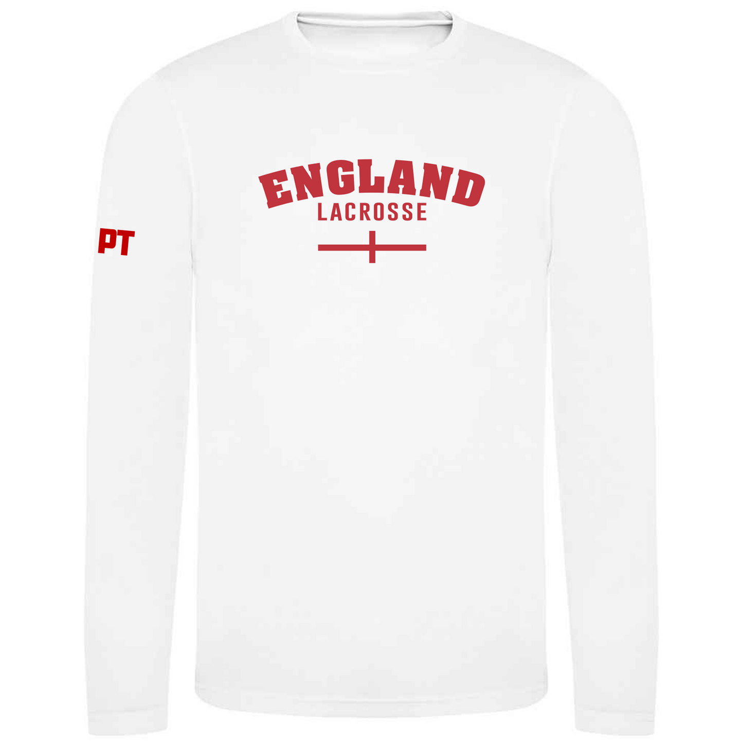 England Senior Men's Lacrosse Long Sleeve Tech Tee