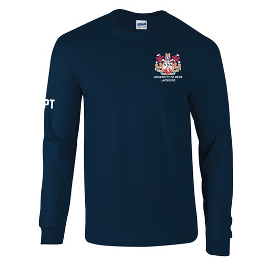 Uni of Kent Lacrosse Long Sleeve Cotton Shirt