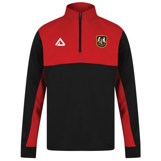 Emley Rugby Club Eden 1/4 Zip Colour Block Midlayer