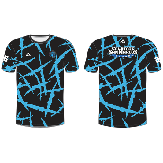 CSUSM Lacrosse Black Short Sleeve Shooter
