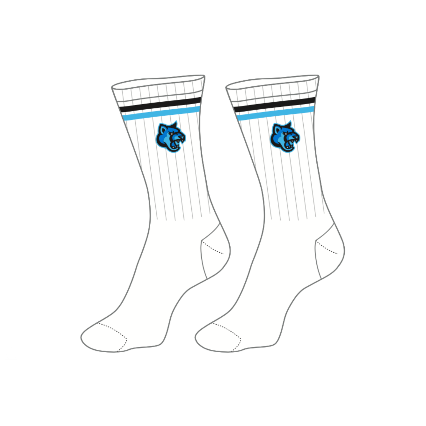 CSUSM Lacrosse Crew Socks