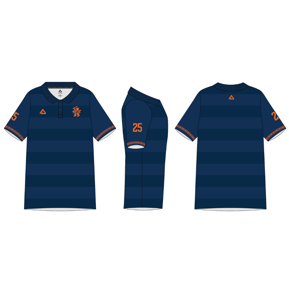 EC2026 Nederland Men's Sixes Polo Shirt - Blue