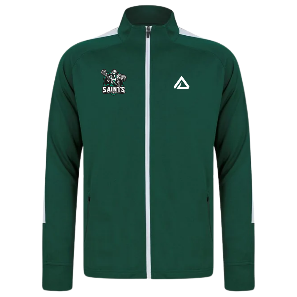 [GIRLS LOGO] St. Josephs Parish Saints Lacrosse Full Zip Tracksuit