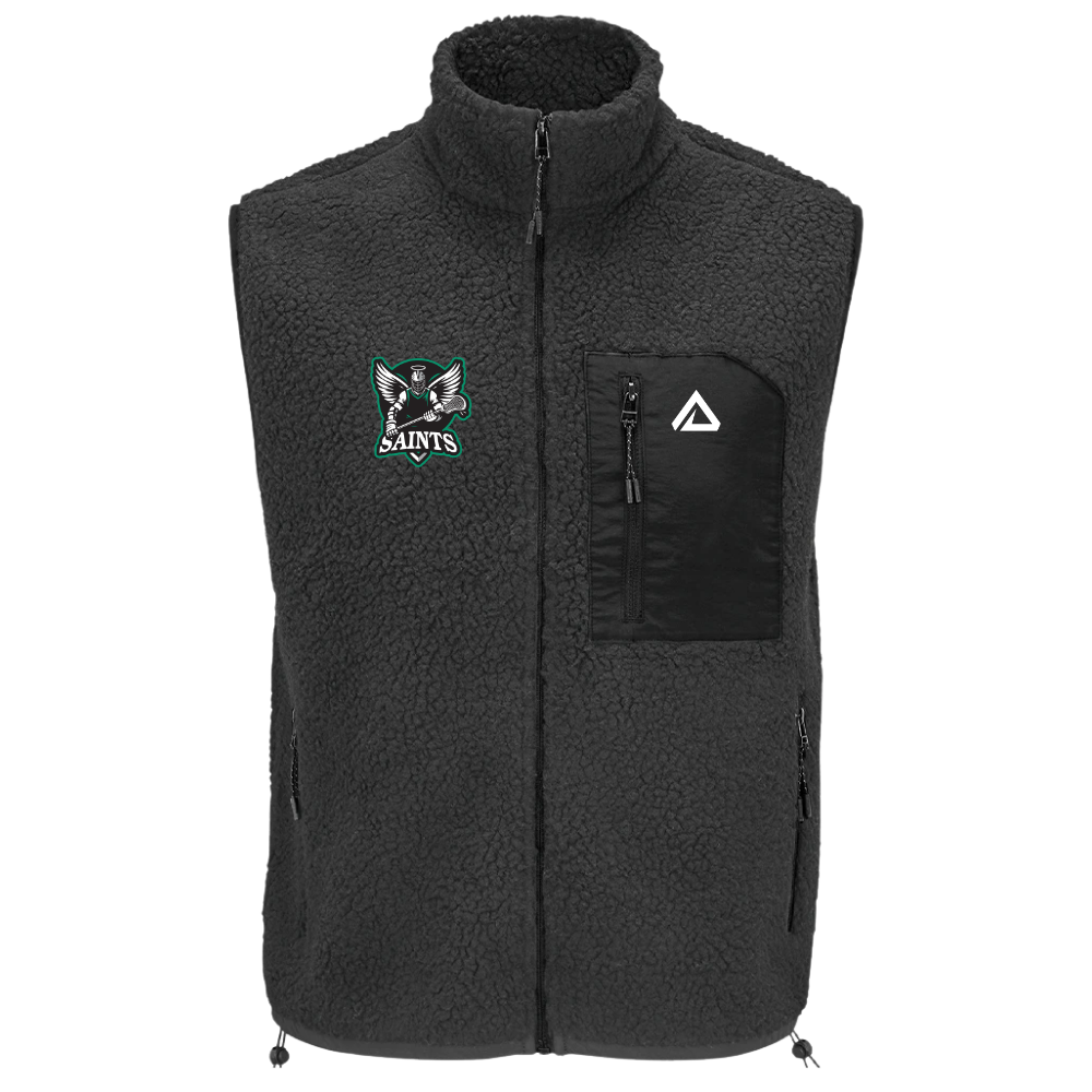 [BOYS LOGO] St. Josephs Parish Saints Lacrosse Sherpa Fleece Bodywarmer