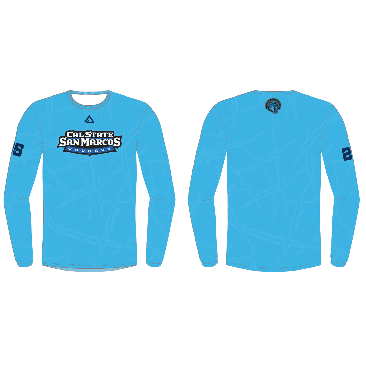 CSUSM Lacrosse Blue Long Sleeve Shooter